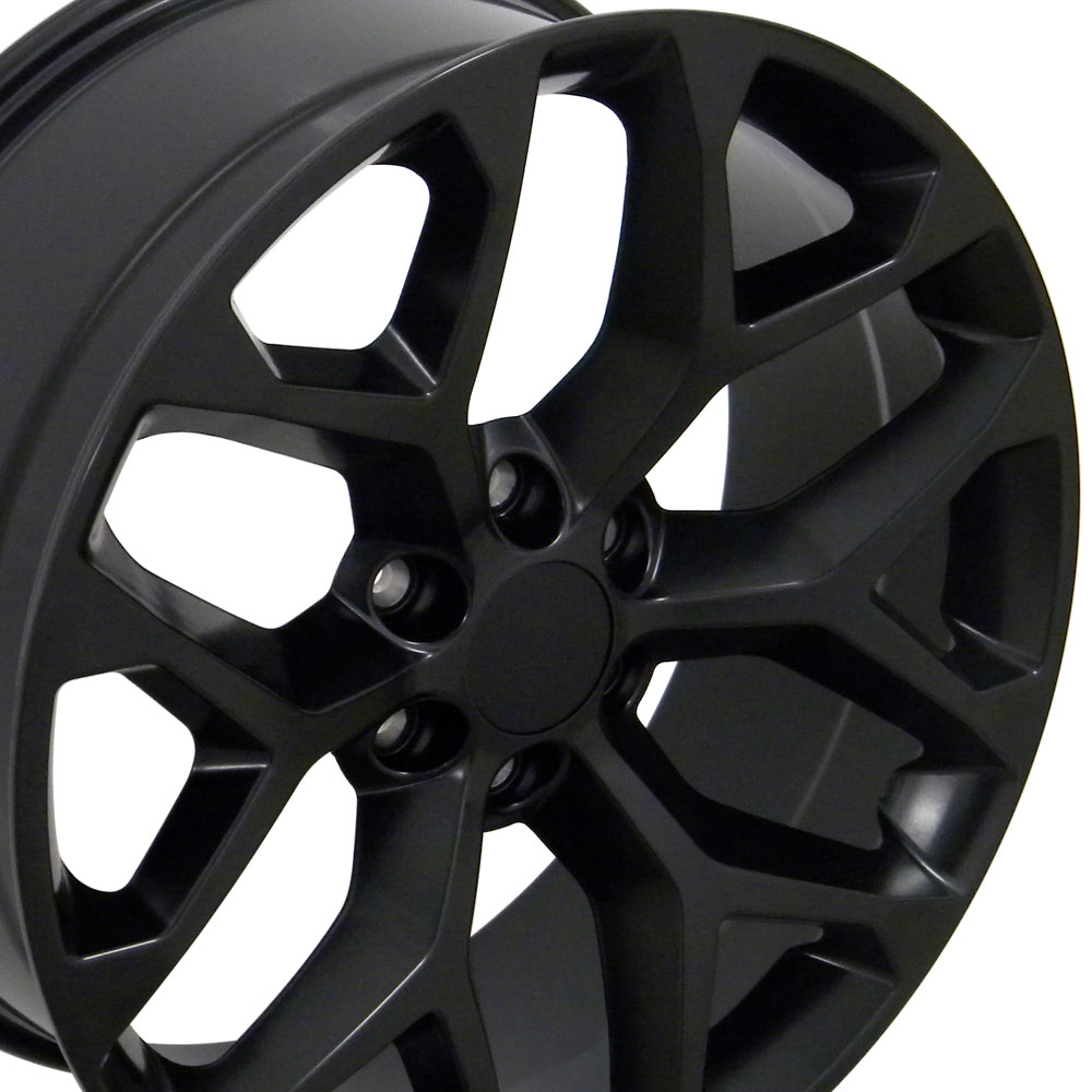 20" Fits GMC,  Sierra Style Replica Wheel,  Satin Black 20x9