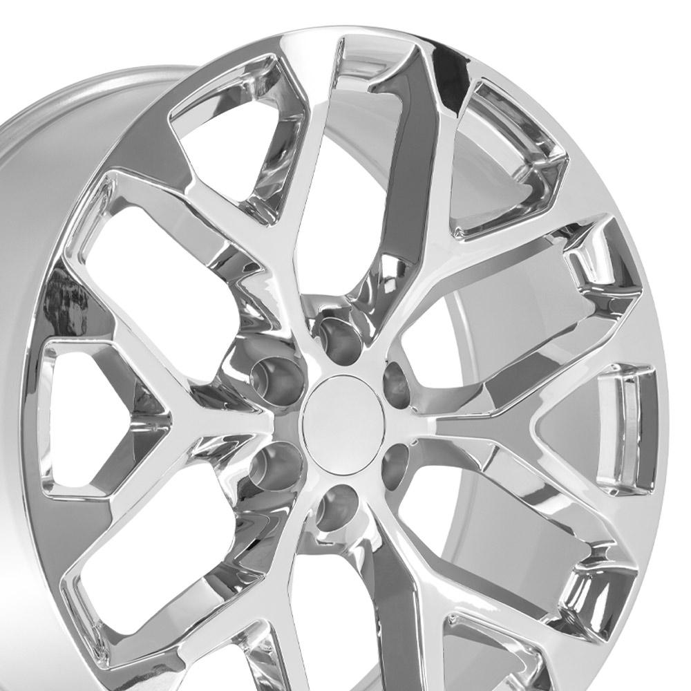 24" Replica CV98B fits Chevy Silverado 24x10 Chrome
