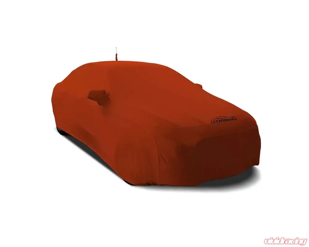 Coverking CVC3SS82 Coverking Satin Stretch Go Mango Orange Class 3 Custom Car Cover Chevrolet Corvette C8 Stingray 2020-2024