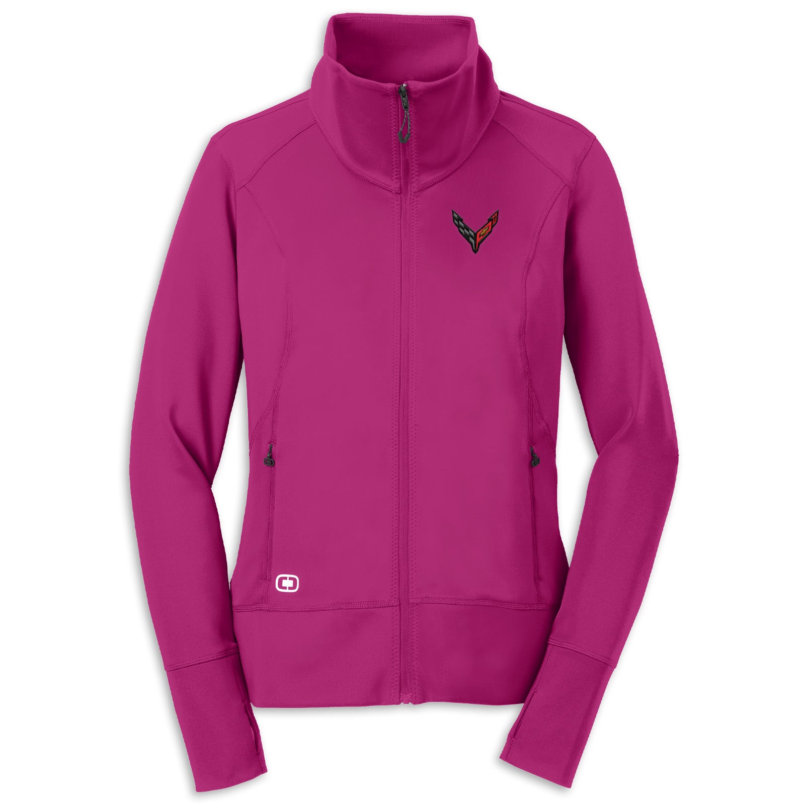 C8 Corvette Women's OGIO Full-Zip Fleece Flush Pink