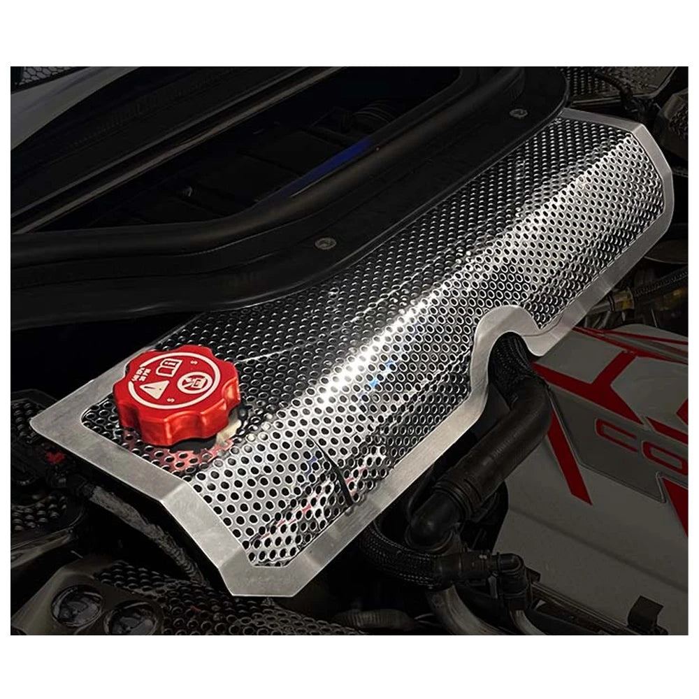 C8 Corvette Convertible Water Tank Cover Perforated With Cap Stainless Steel