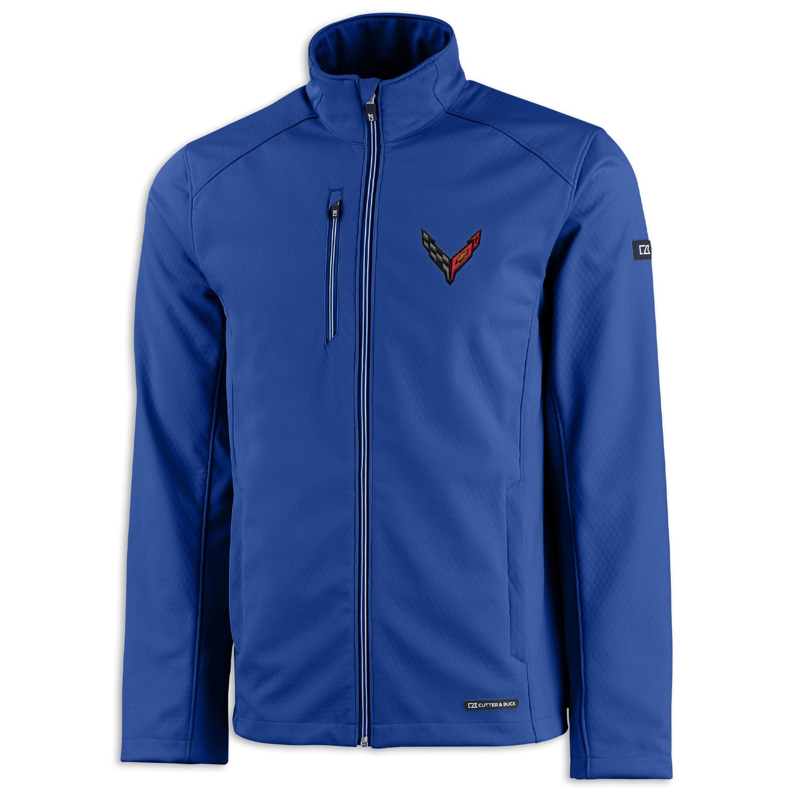 C8 Corvette Men's Full-Zip Jacket - Tour Blue