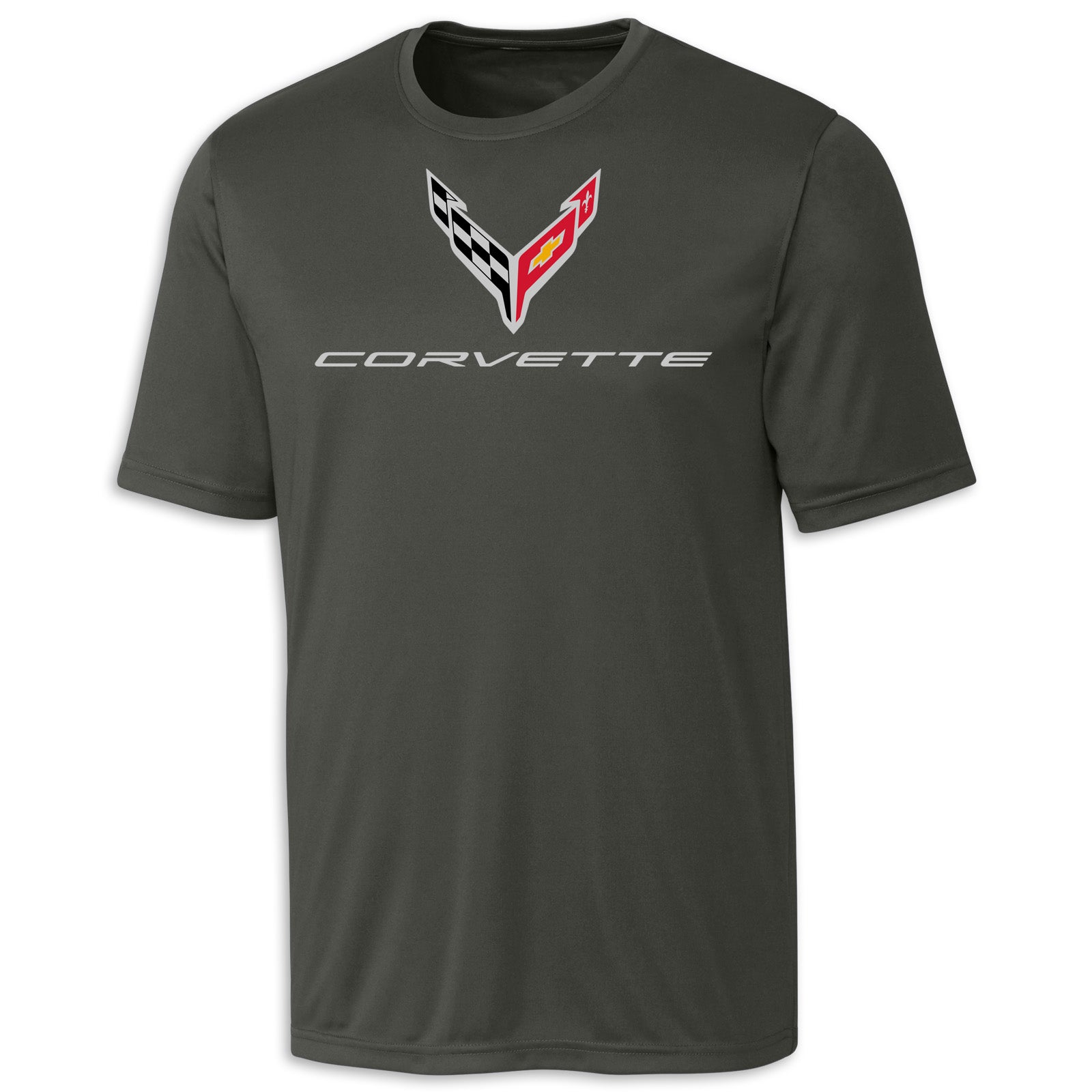 C8 Corvette Performance T-Shirt - Pure Slate UPF 50+