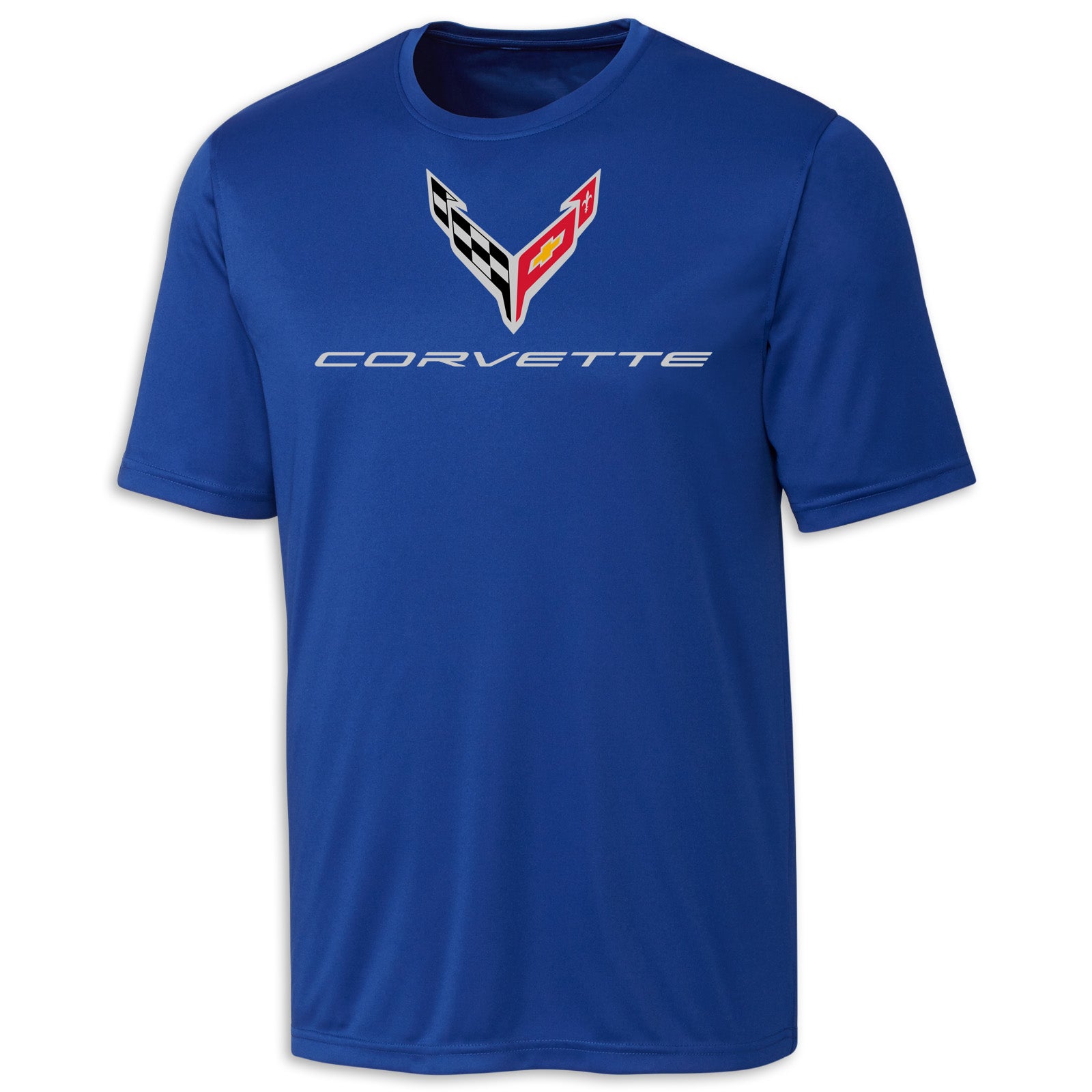 C8 Corvette Performance T-Shirt - Tour Blue UPF 50+