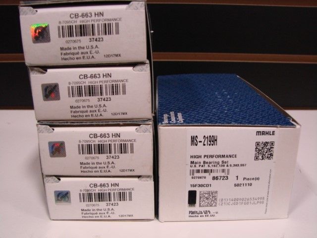 Clevite 77 Main Rod Bearing Kit MS2199H and CB663HN LSX LS LS1 LS3 LS6 LS7 LS9 LQ9 LSA