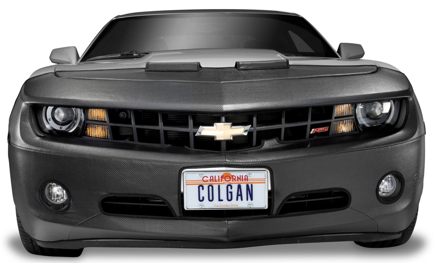 Camaro 2010+ CoverCraft Colgan Orignal Bra, Nose Mask, Black Crushed Vinyl Embossed