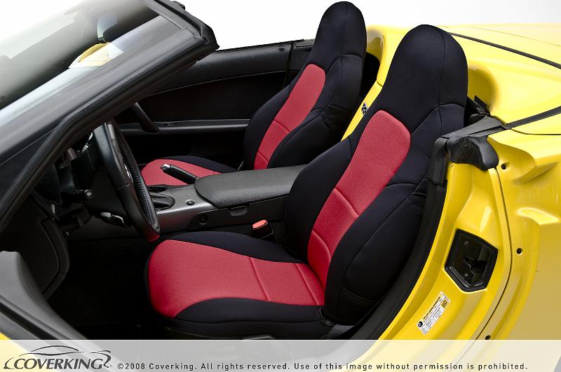 C6 Corvette Coverking Custom Seat Covers Neoprene Pair