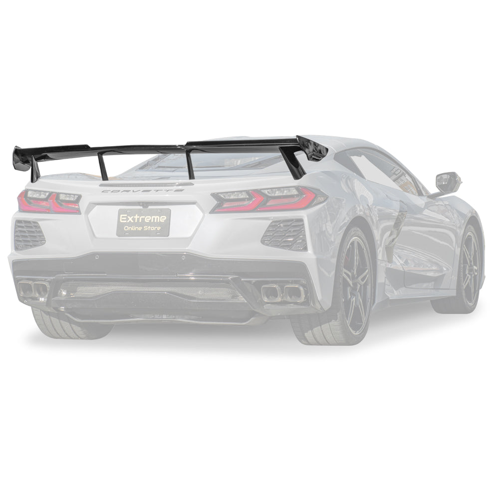 EOS 5VM Extended Package C8 Corvette Stingray Rear Spoiler - Carbon Flash