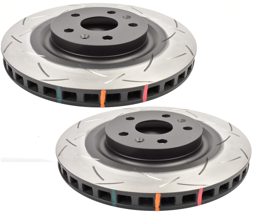 20-26+ Corvette C8 Z51 T3 4000 Rear Rotors (Slotted)(Includes 2) - dba Brakes