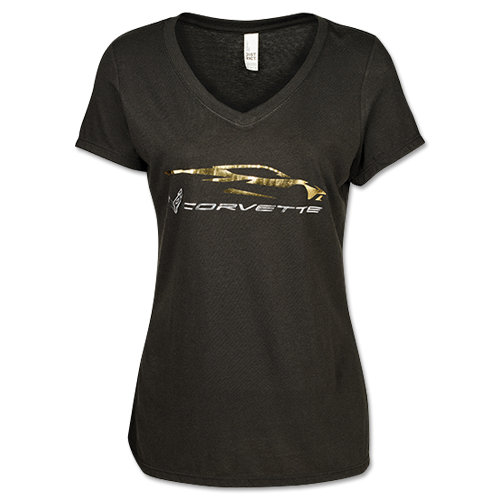 C8 Corvette, Ladies Next Generation C8 Corvette "Corvette Racing" Gesture Tee