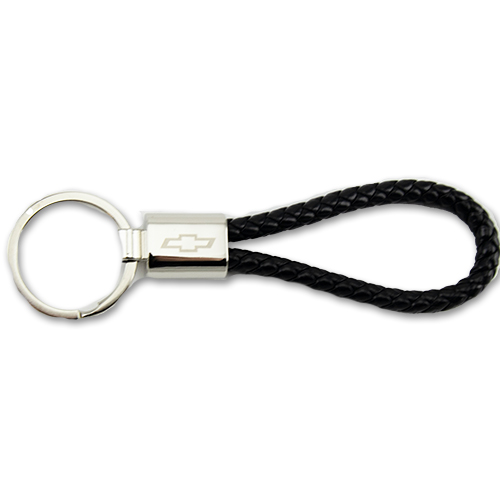 Bowtie Braided Rope Keychain