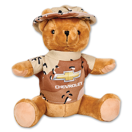 Gold Bowtie 10" Desert Camo Teddy Bear