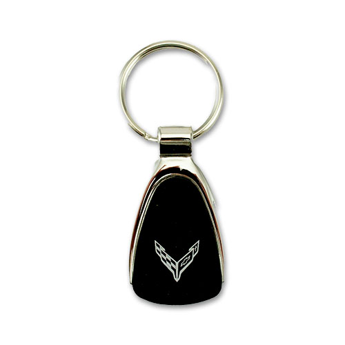 C8 Corvette Chrome Teardrop Key Tag