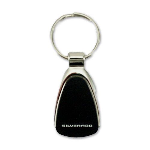 Silverado Ev Chrome Teardrop Key Tag