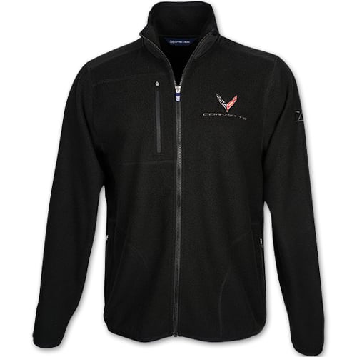 C8 Corvette CUTTER & BUCK ECO Fleece FULL ZIP Jacket