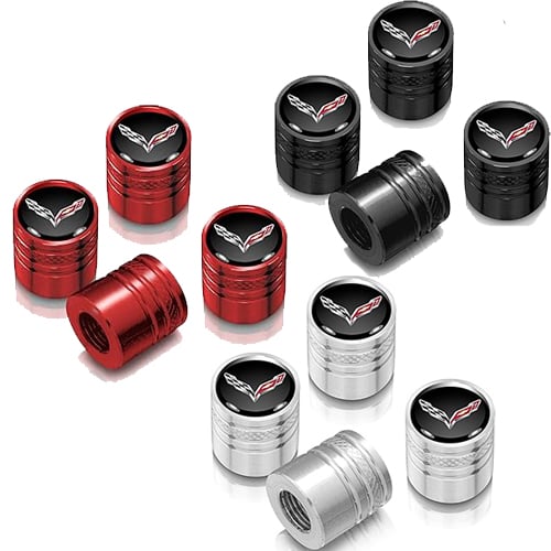 C7 Corvette Valve Stem Caps
