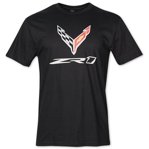 C8 Corvette, Mens Next Generation 2025 Corvette ZR1  FLAG T-SHIRT