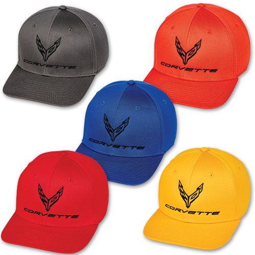 Chevrolet  C8 Corvette Tonal Flag Logo Cap