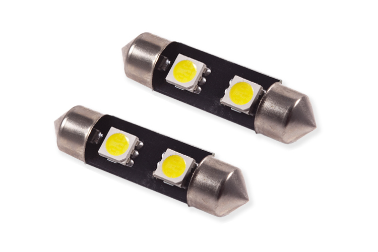 36mm SMF2 LED Bulb Warm White Pair Diode Dynamics