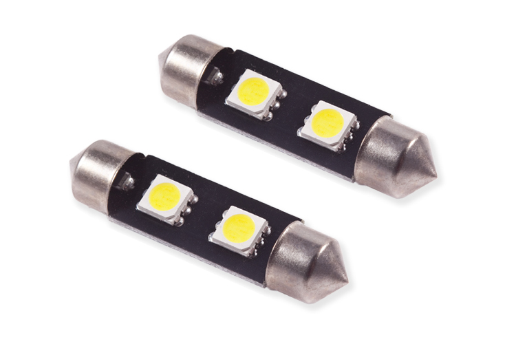 39mm SMF2 LED Bulb Warm White Pair Diode Dynamics