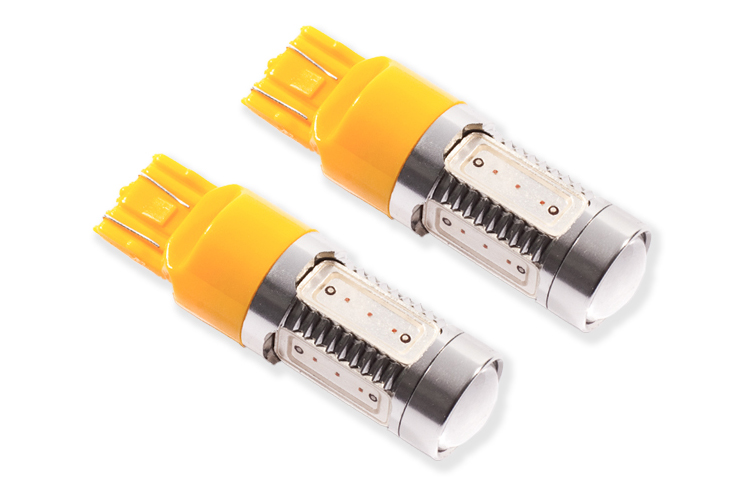 7443 LED Bulb HP11 LED Amber Pair Diode Dynamics