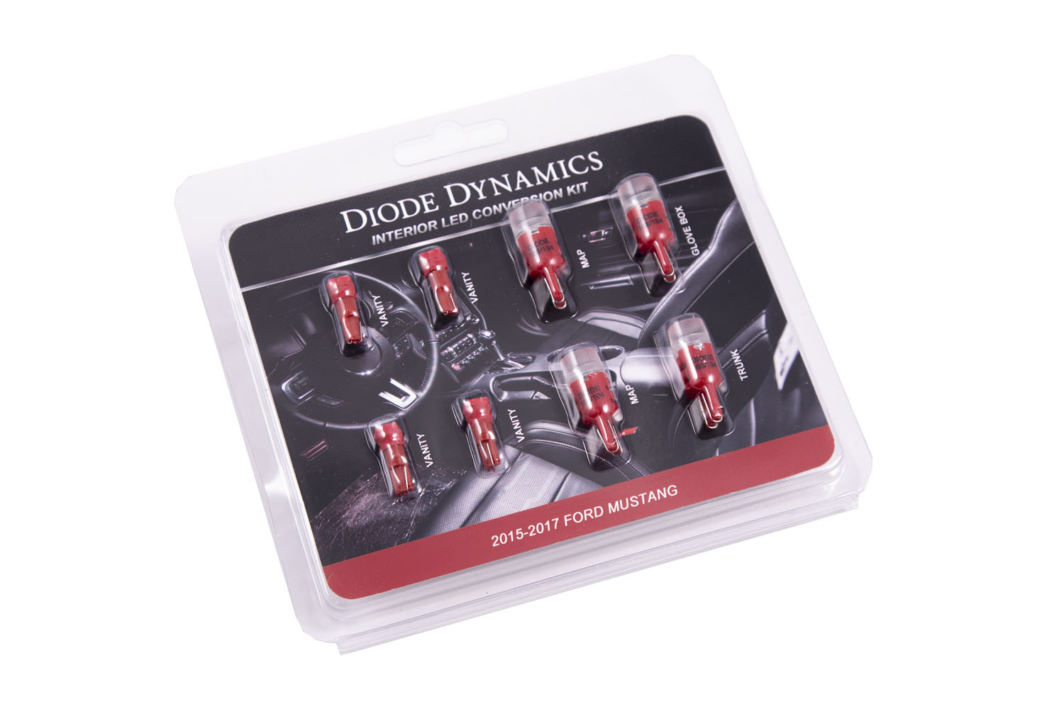 Mustang Interior Light Kit 15-17 Mustang Stage 2 Red Diode Dynamics