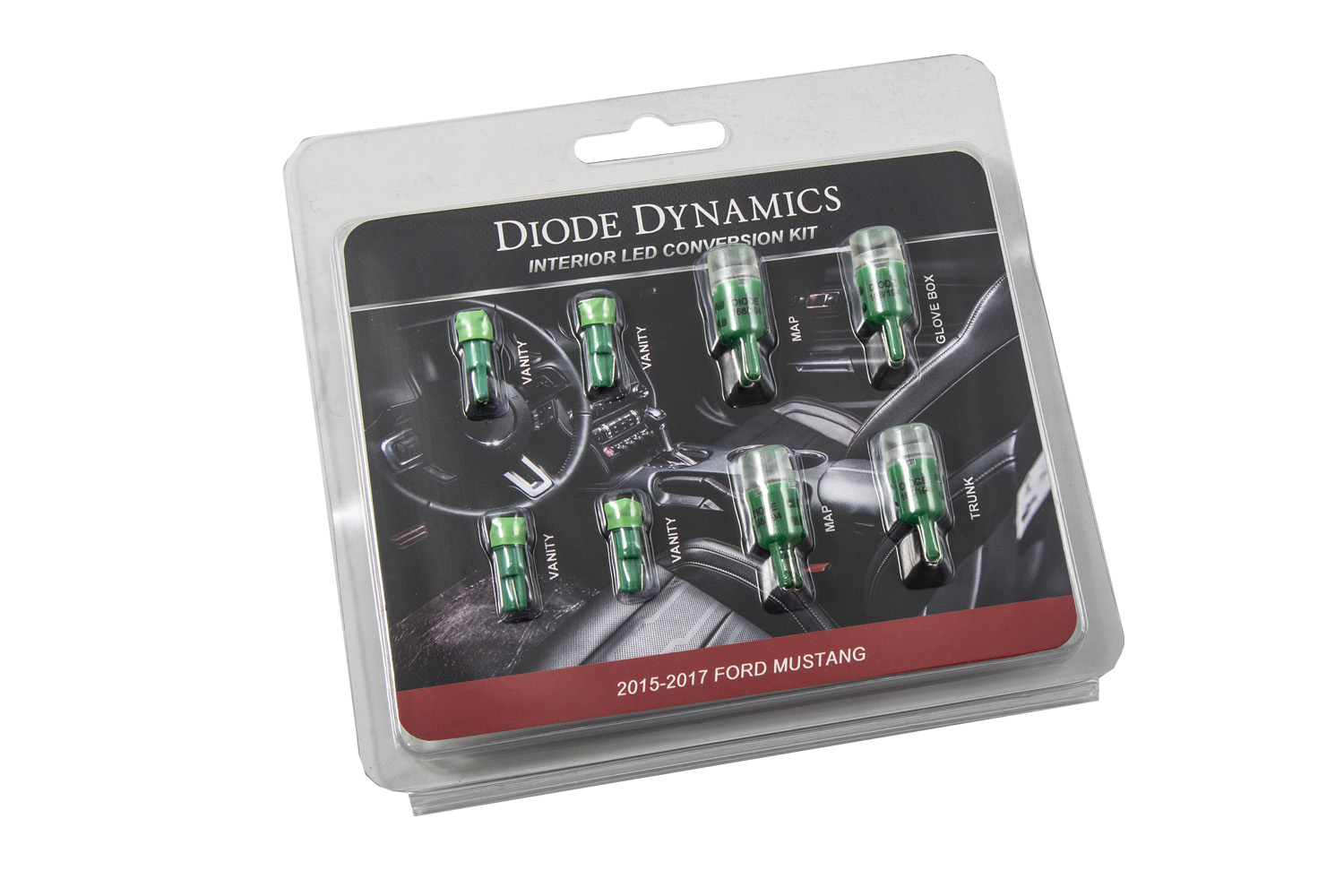 Mustang Interior Light Kit 15-17 Mustang Stage 1 Green Diode Dynamics