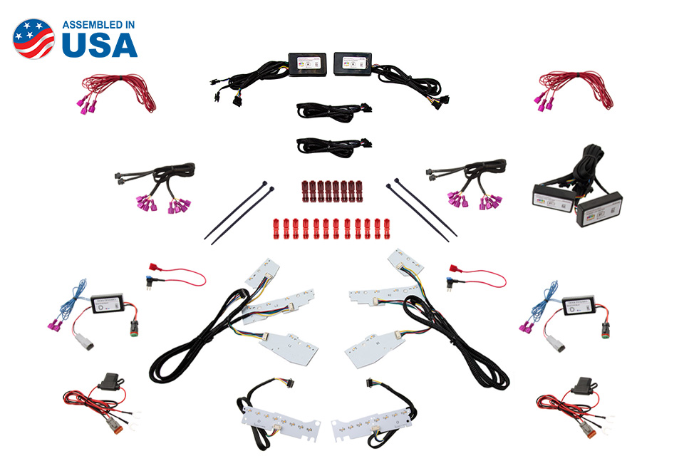 RGBWA Upper & Lower DRL Boards for 17-20 Chevrolet Camaro ZL1 Diode Dynamics