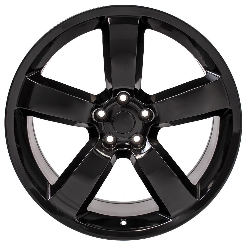 20" Replica Wheel fits Dodge Charger,  DG04 Black 20x9