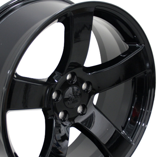 20" Fits Dodge,  Charger Style Replica Wheel,  Black 20x8