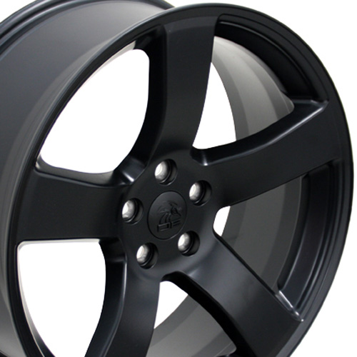 20" Fits Dodge,  Charger Style Replica Wheel,  Satin Black 20x8