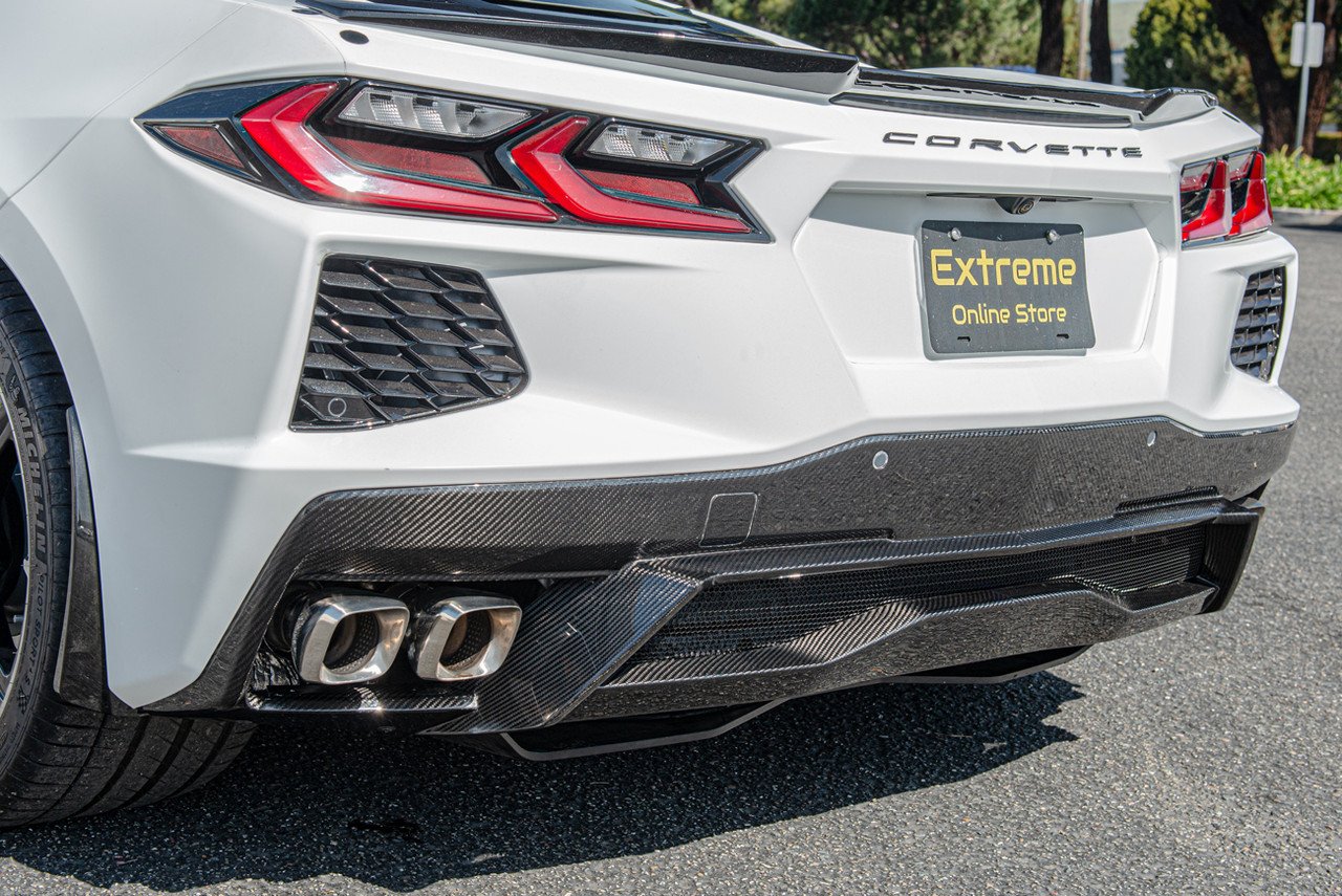 20-23+ C8 Corvette Carbon Fiber Diffuser