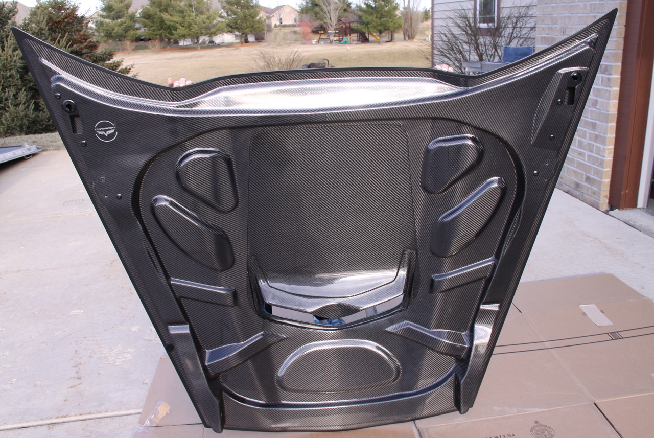 Corvette Halltech C6 DRED Hood wait list - Layup Configuration: Best, Tongue