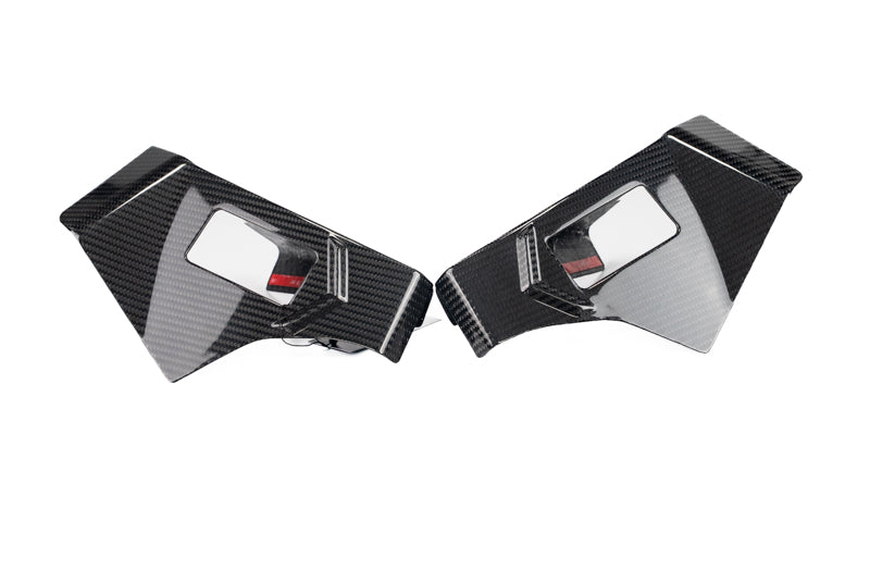 2020-27 C8 Corvette All Models O6G-Ultra B-Pillar Covers, Carbon Fiber
