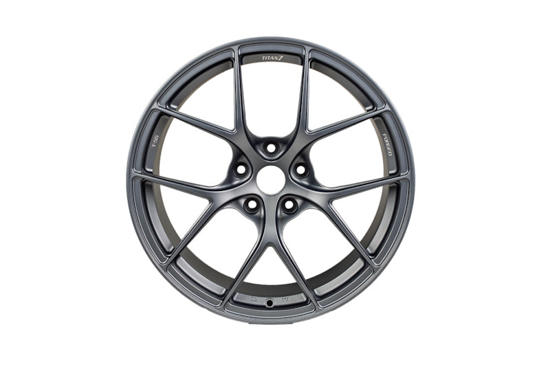 2020-27 C8 Corvette Stingray Titan 7 T-P5 18x10.5 19x12 5x120, Satin Titanium