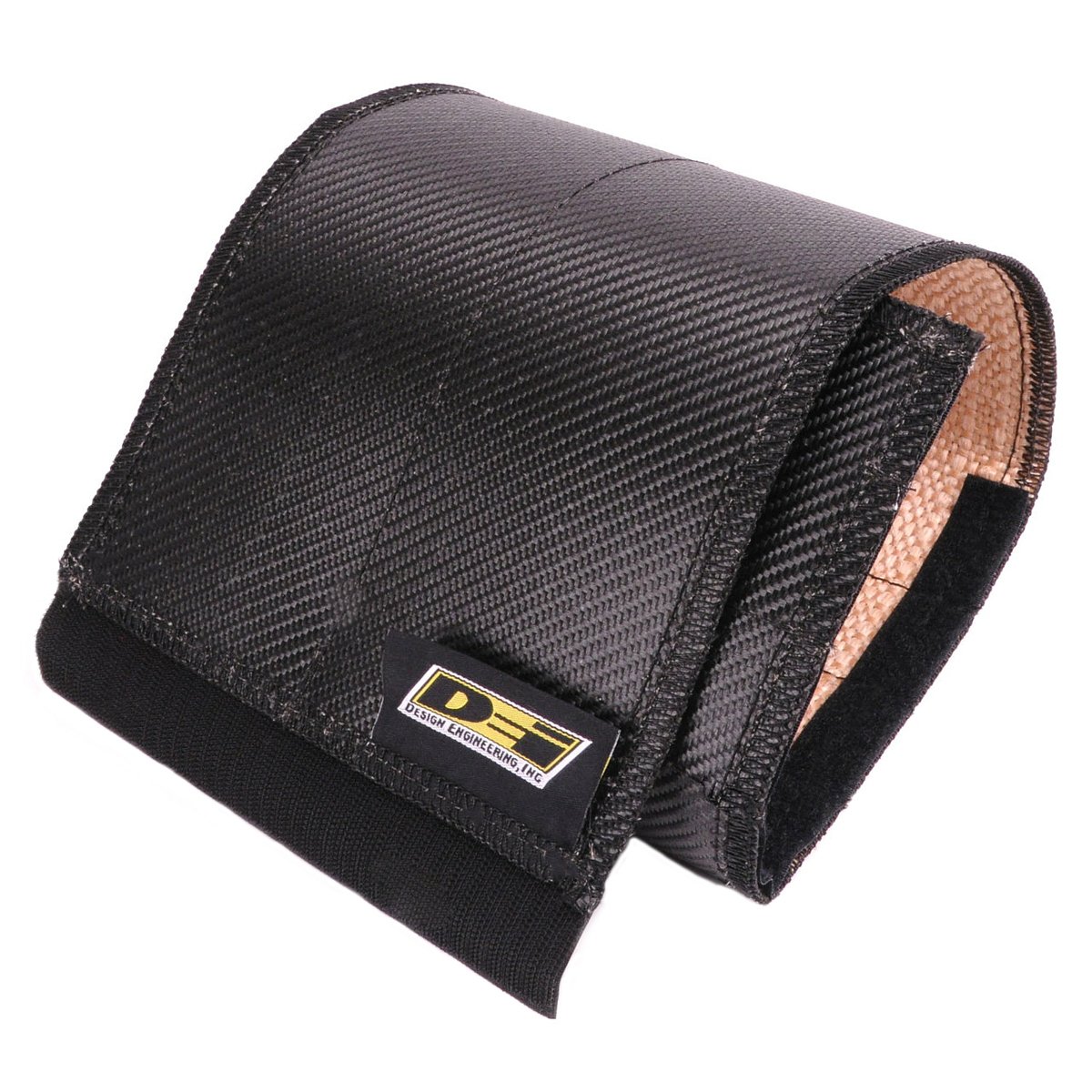 Starter Heat Shield, ONYX Series, 24 x 7 in, Hook and Loop Closure, Woven Fiberglass, Carbon Fiber Look, Each