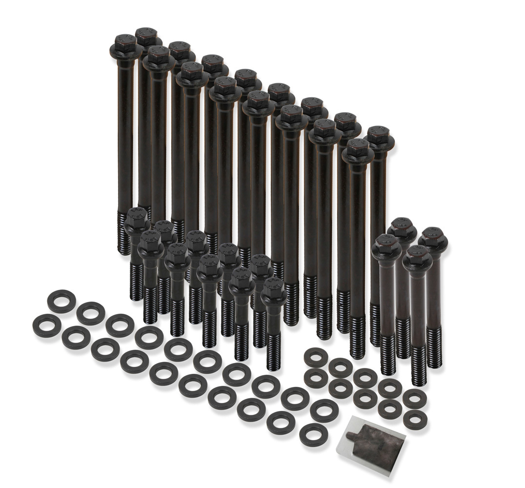 EARLS Head Bolt Set 6pt GM LS 97-03, Black Oxide, GM LS-Series, Kit