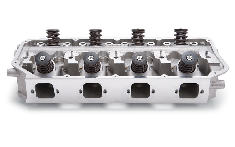 EDELBROCK Cylinder Head, Victor JR., Assembled, 2.320/1.940" Valve, 245 cc Intake, 170 cc Chamber, 1.540" Springs, Alumi