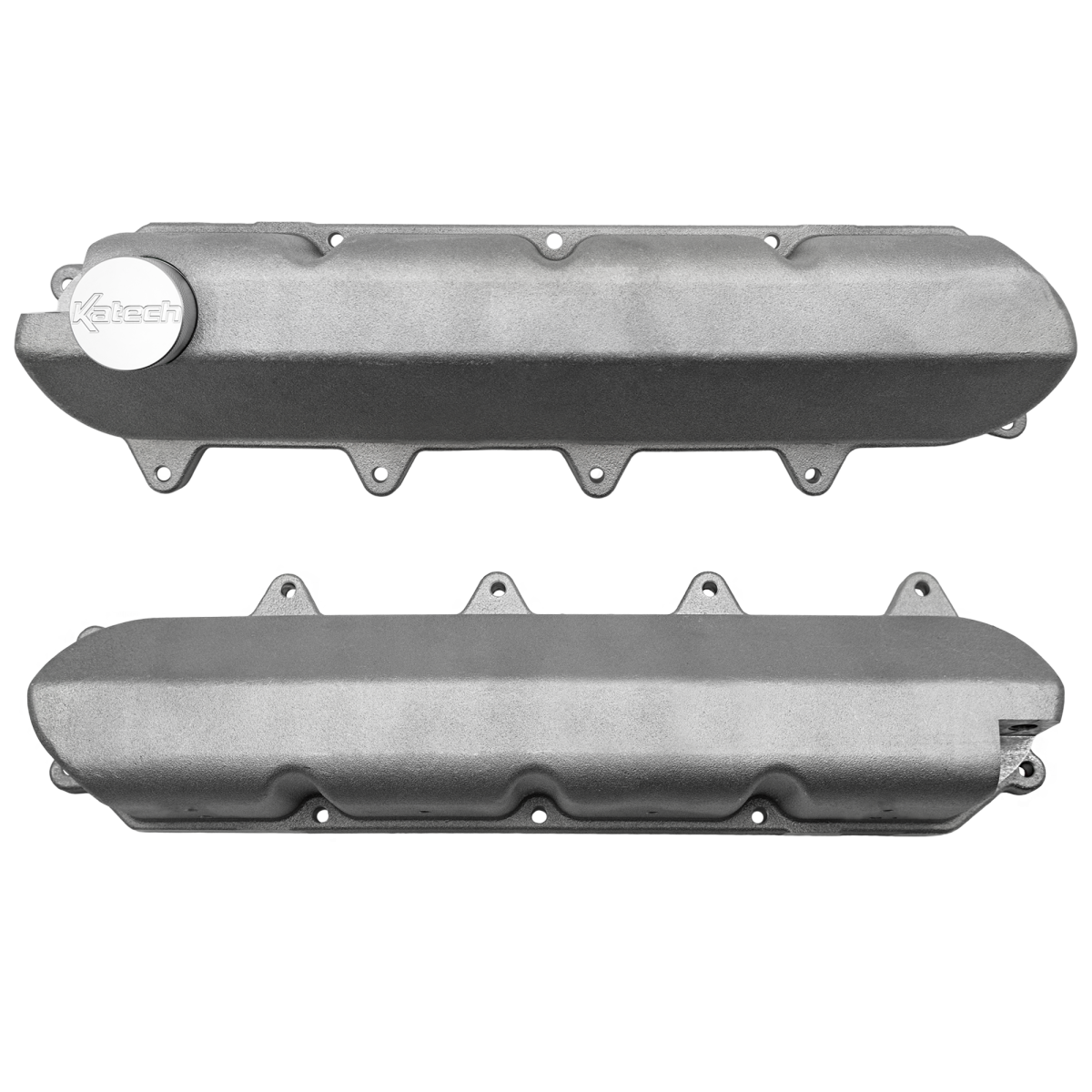 Katech Gen V LT Cast Aluminum Wet Sump Valve Covers, Non-Slotted