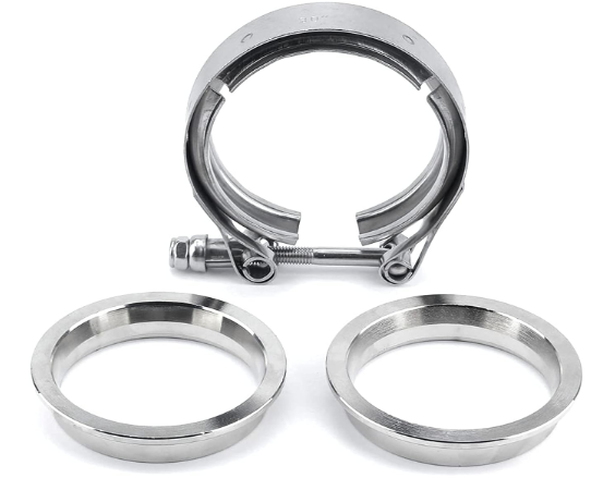 Granatelli 2.00" V-Band Clamp & Male-to-Female Interlocking Flange - 308520-1