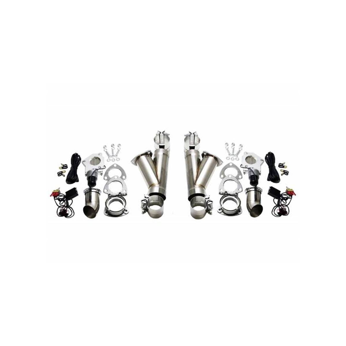 Granatelli SS Slip-Fit Electronic Exhaust Cutout Kit - 12345