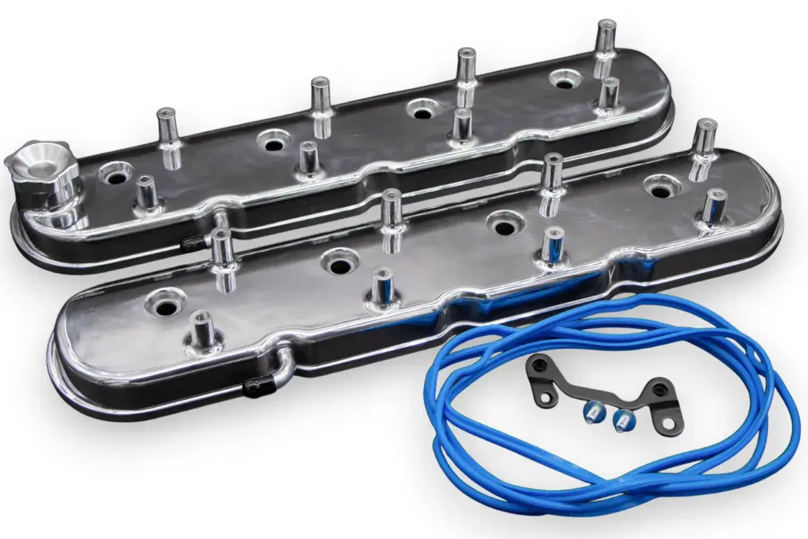 Granatelli LS Valve Cover Polished Finish, 4.8,5.3,5.7,6.0,6.2,7.0L - 640366