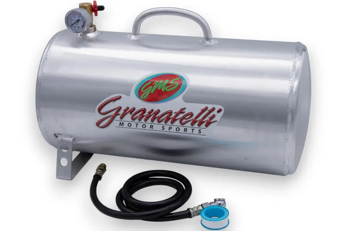 Granatelli Aluminum 5.0 Gallon Air Tank - Lightweight Compressed Air - 900101