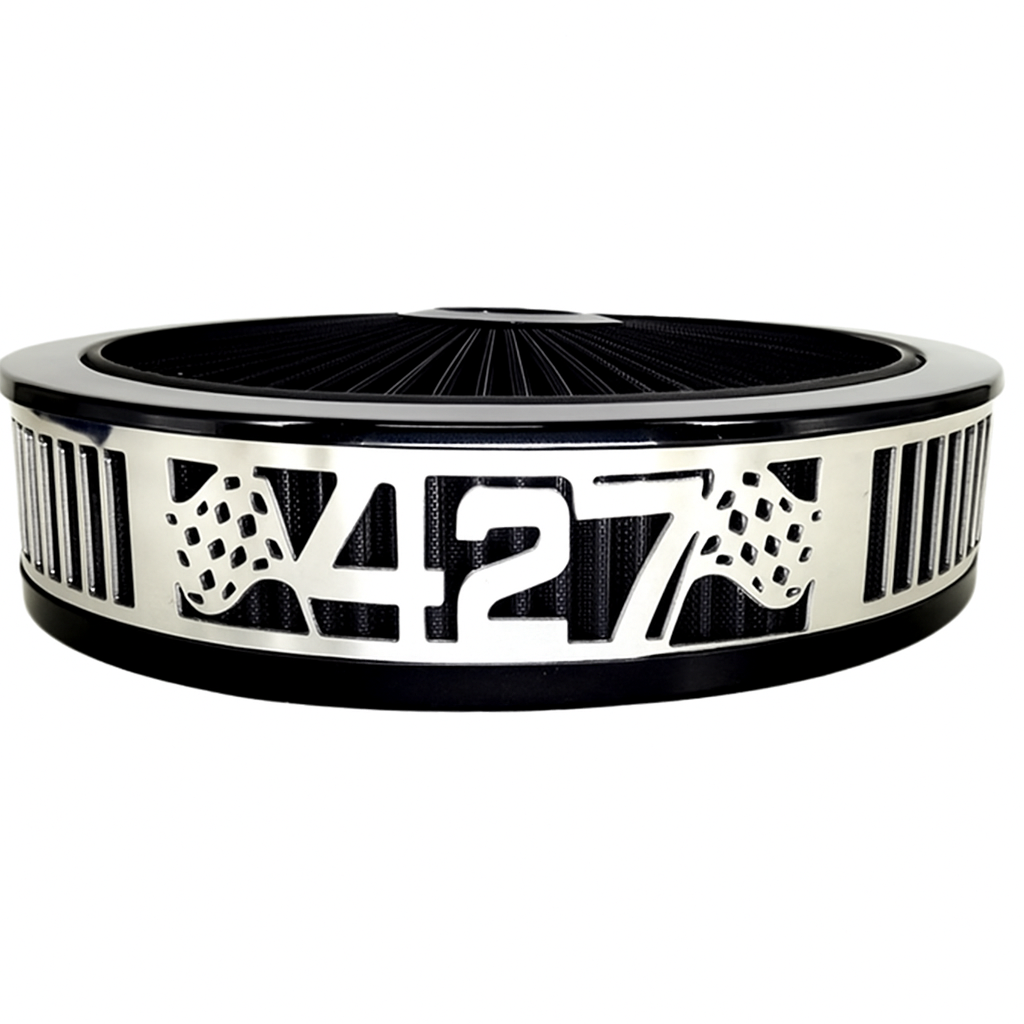 Granatelli Beauty Bandz Black Air Filter Assembly, 427 - 750023
