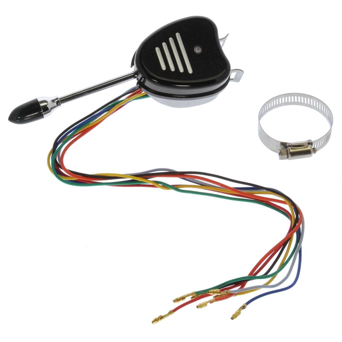Granatelli Turn Signal Switch, with Billet Cover "GROOVEY", Bright - 698114BS