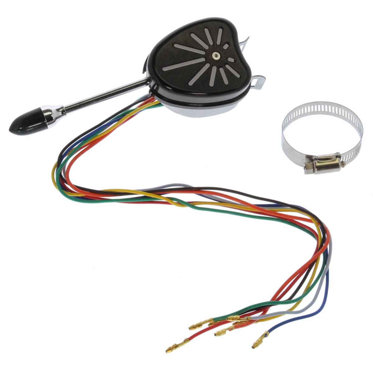 Granatelli Turn Signal Switch, with Billet Cover "SUNRISE", Bright - 698111BS