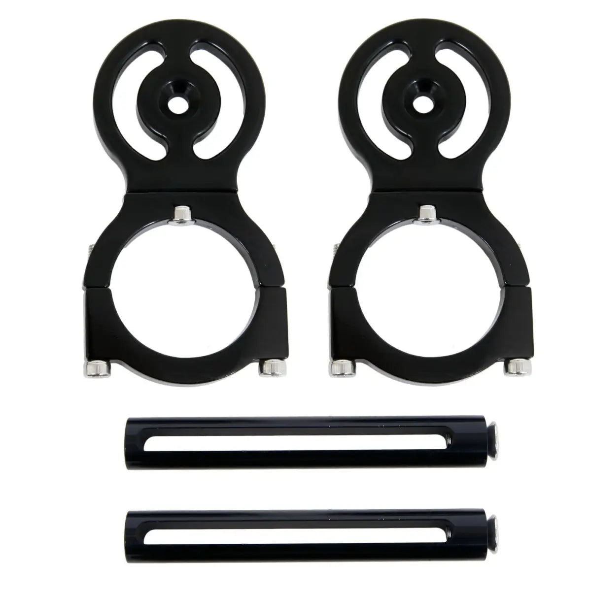 Granatelli 1.50" Race Belt Residual Slack Harness Collar Set - Black - 800150B