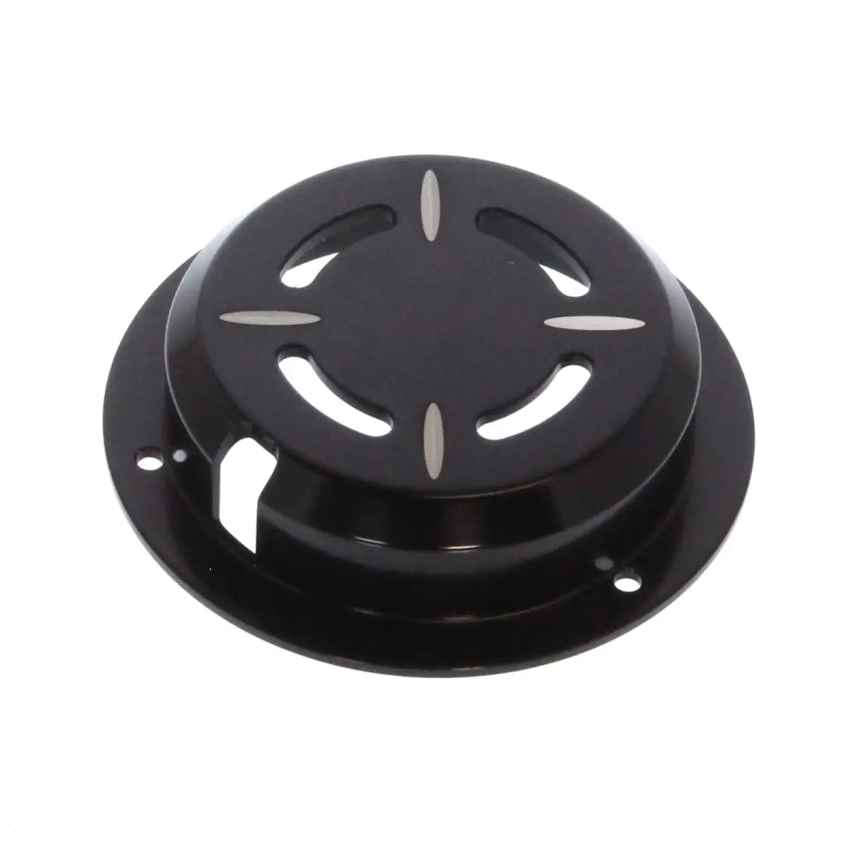 Granatelli Black Billet Fan Cover - Flex-a-Lite, Flower - 698510F