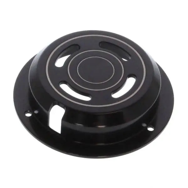 Granatelli Black Billet Fan Cover - Flex-a-Lite, 3 Ring - 698510BR