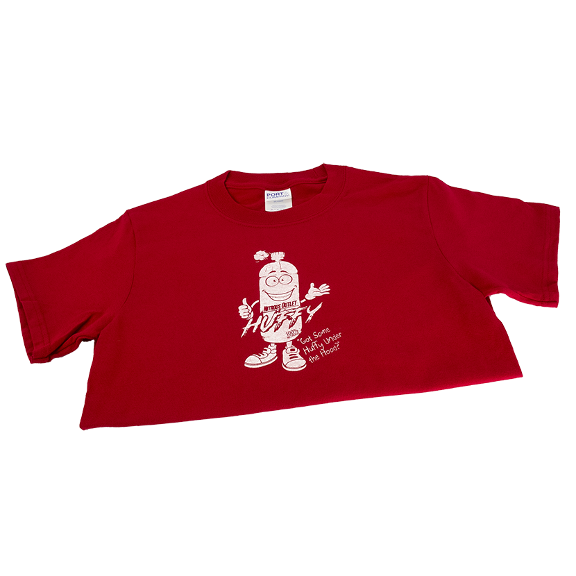 Nitrous Outlet Huffy Kid's T-Shirt - Red/Youth Small, 00-90019-YS